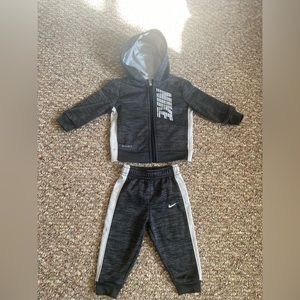 Nice and comfy sweat suit size 12 months